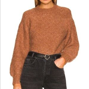 NEW Tularosa Rumi Sweater in Rich‎ Brown Size Medium